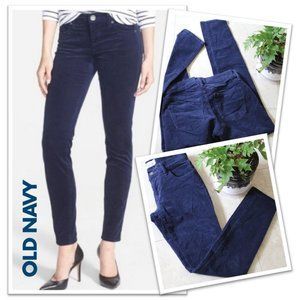 OLD NAVY  Rockstar Super Skinny Corduroy Pants – Navy, Size 4